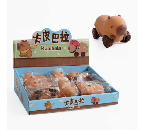 Гра антистрес C 72604 (24) ЦІНА ЗА 8 ШТУК В БЛОЦІ, "Капібара на колесах", піщане наповнення, в коробці Гра антистрес C 72604 (24) ЦІНА ЗА 8 ШТУК В БЛОЦІ, "Капібара на колесах", піщане наповнення, в коробці