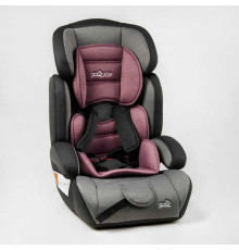 Автокрісло 36800 - VL (4) "JOY", колір - сіро-рожевий, універсальне, з бустером, група 1/2/3, вага дитини від 9-36 кг, в пакеті