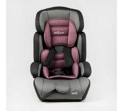 Автокрісло 36800 - VL (4) "JOY", колір - сіро-рожевий, універсальне, з бустером, група 1/2/3, вага дитини від 9-36 кг, в пакеті Автокрісло 36800 - VL (4) "JOY", колір - сіро-рожевий, універсальне, з бустером, група 1/2/3, вага дитини від 9-36 кг, в пакеті