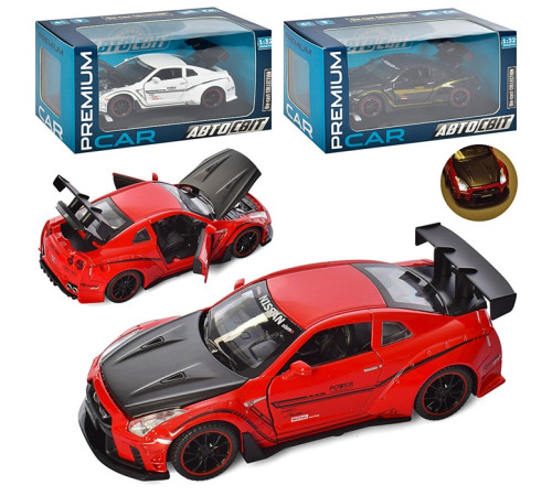 Машина метал. Nissan GTR