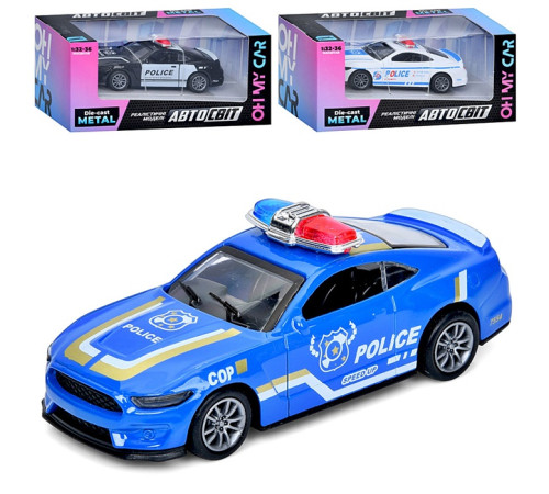 Машина метал. Ford Mustang Police