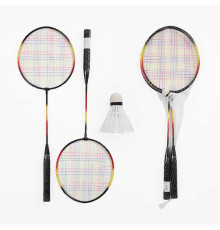 Бадмінтон D 40112 (50) 2 ракетки, 1 воланчик, металевий каркас, у сітці