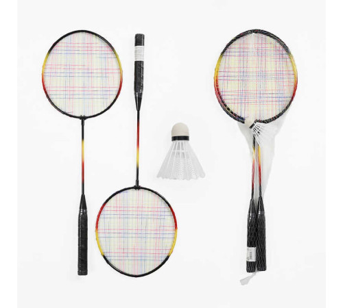 Бадмінтон D 40112 (50) 2 ракетки, 1 воланчик, металевий каркас, у сітці