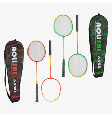 Бадмінтон D 40126 (50) 2 кольори, 2 ракетки, металевий каркас, в чохлі