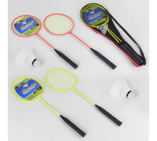 Бадмінтон з воланчиком C 40175 (50) "TK Sport" 2 кольори, воланчик EVA, 2 ракетки у чохлі