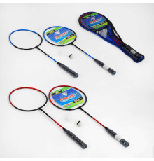Бадмінтон С 55212 (50) "TK Sport", 2 кольори, 2 ракетки та воланчик, у чохлі
