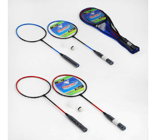 Бадмінтон С 55212 (50) "TK Sport", 2 кольори, 2 ракетки та воланчик, у чохлі