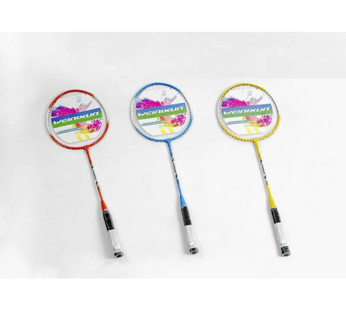 Бадмінтон C 48201 (50) 3 кольори, 2 ракетки, в сітці, ВИДАЄТЬСЯ ТІЛЬКИ МІКС ВИДІВ