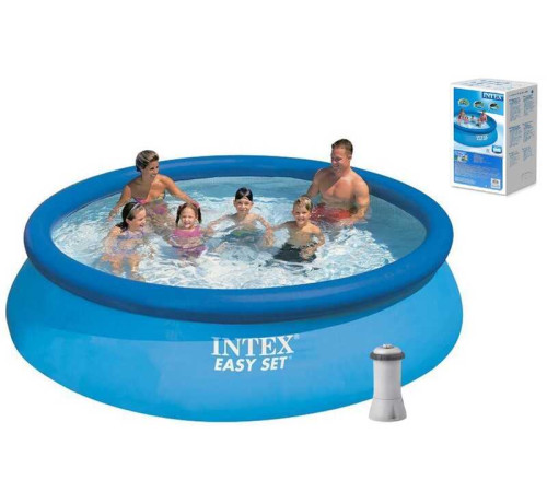 Intex Басейн наливний. 28132 NP (1) фільтр-насос, розміром 366х76см, об'єм: 5621л, вага: 15,15кг