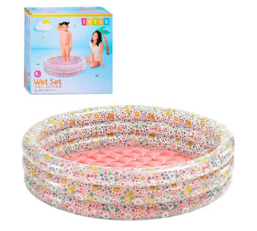 Intex Басейн дитячий 58427 (6) Солодка Квітка, розмір 86x25см, об`єм 56л, від 3х років