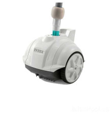 Intex Автоматичний підводний вакуумний робот-пилосос 28007 (1) (ZX50) для очищення дна басейнів, працює від фільтру насоса потужністю від 3407до5678 л