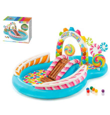 Intex Ігровий центр 57149 NP "Карамель" (2) Розмір 295х191х130см, 374 л, від 3-х років