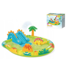 Intex Надувний ігровий центр 57166 (3) «Дінопарк», 191 х 152 х 58 см, об'єм 143 л