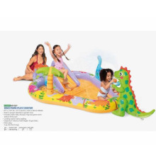 Intex Басейн дитячий 56139 NP (3) Дінопарк, об`єм води 159 л., розмір 201x157x69 см, від 2 років