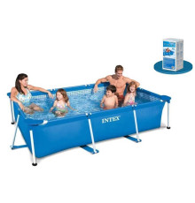 Intex Бассейн каркас 28271 NP (1) прямокутний, 6+років, об'єм води:2300л, розмір:260х160х65см,