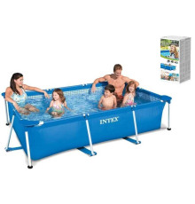 Intex Басейн каркасний 28270 NP (1) прямокутний. 1662 л /6 + років / 220 * 150 * 60 см / 58983 / в коробці