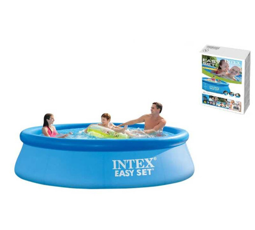 Intex Басейн наливний. 28110 NP (1) розміром 244х76см, об'єм: 2420л, вага: 6,3 кг
