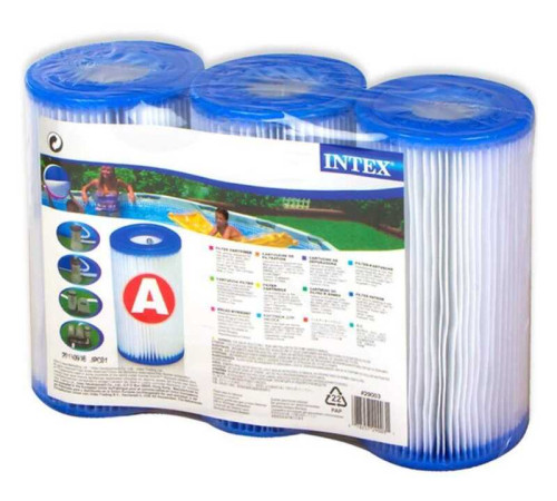 Intex Картриджи типа А 3шт 29003 (6) діаметр 10,9 x висота 20,2 см