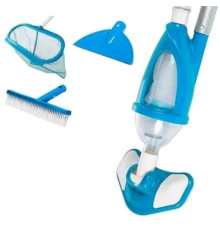 Intex Набір для чищення басейну 28003 (3) пилосос для очищення дна, працює від фільтр насоса потужністю 3028 л/год і більше