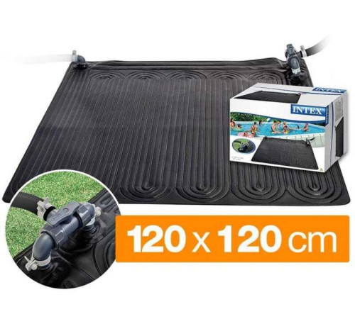 Intex Килимок 28685 (3) 120х120см, нагрівач для води від сонця Solar Heating Mat, шланг 32мм