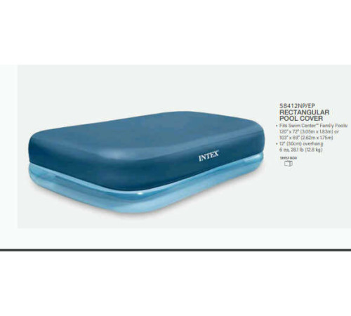 Intex Тент 58412 NP (6) для прямокутних басейнів (305*183 см)