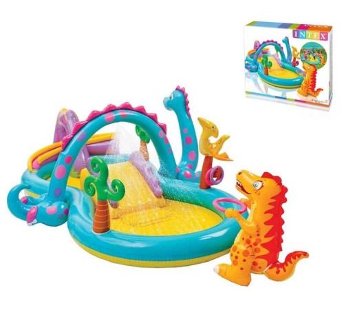 Intex Ігровий центр 57135 NP (2) розміром 333х229х112см, об'ємом 280л, вагою 8,1 кг, від 3 років