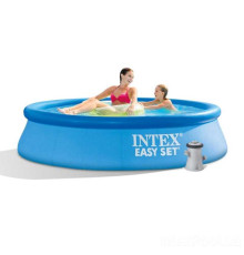 Intex Басейн наливний 28108 NP (1) 244х61см, об'єм = 1942л, з фільтр-насосом (1250 л / год),