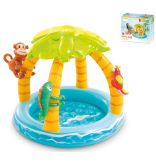 Intex Басейн надувний 58417 NP (6) "Тропічний острів" 102x86 см, від 1 року, об`єм=45 л, вага 1.6кг