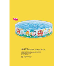 Intex Басейн 58477 NP "Качиний риф" (6) від 3-х років, діаметр 122см, висота 25см, 218л