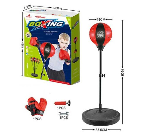 Боксерський набір 6034 (18/2) регулюється висота стійки, в коробці