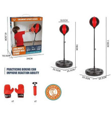 Боксерський набір 777-777 A (12) максимальна висота - 110 см, рукавички, насос, в коробці