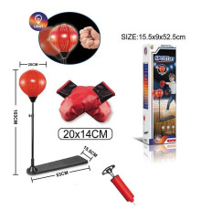 Боксерський набір ZG 270-468 (24) макс. висота 103см, рукавички, діаметр груші 20см, в коробці