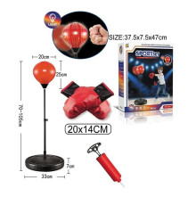 Боксерський набір ZG 270-469 (24) макс. висота 105см, рукавички, діаметр груші 20см, в коробці