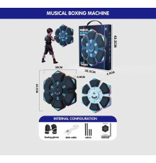 Електронний бокс 989 E (24) 2 кольори, bluetooth, вбудований акумулятор, USB кабель, підсвічування, музика, режими гучності, в коробці