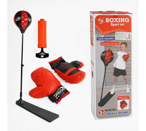 Боксерський набір AT - 503 (18/2) висота-106 см, рукавички, насос, у коробці