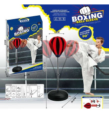 Боксерський набір FX 610-1 (12) груша, стійка, насос, регульована висота, в коробці