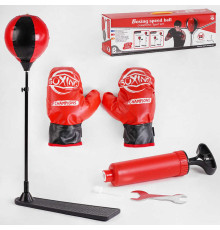 Боксерський набір LT- 512 B22 (24) груша, стійка, рукавички, насос, у коробці