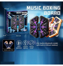 Електронний бокс 7782 CD (36) 2 види, акумулятор 3.7 V, Bluetooth-з'єднання, підсвічування, музика, підрахунок балів, рукавички, в коробці