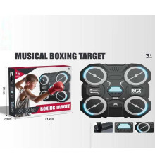 Електронний бокс 8817 (24) на батарейках, підсвічування, музичний супровід, звук удару, рукавички, в коробці