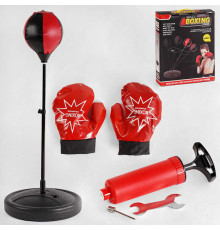 Боксерський набір 320-33 (24/2) груша, рукавички, насос, в коробці