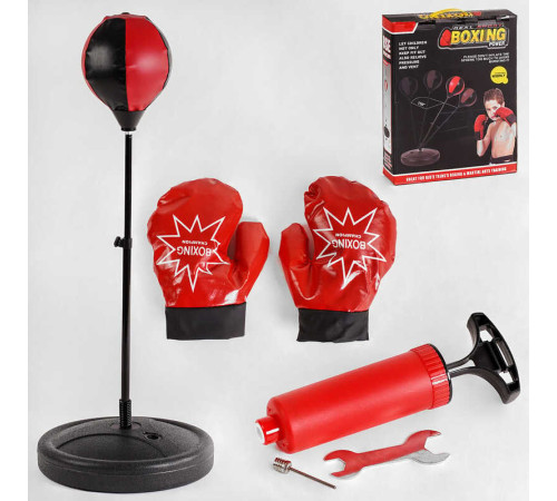 Боксерський набір 320-33 (24/2) груша, рукавички, насос, в коробці