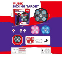 Електронний бокс 6501-1 (36) 3 кольори, підсвічування, музика, вбудований акумулятор, регуляція гучності, рукавички, в коробці, ВИДАЄТЬСЯ ТІЛЬКИ МІКС ВИДІВ