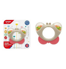 Брязкальце НЕ 0103 C (120) “Метелик”, прорізувач, дзвінкі кульки, на листі