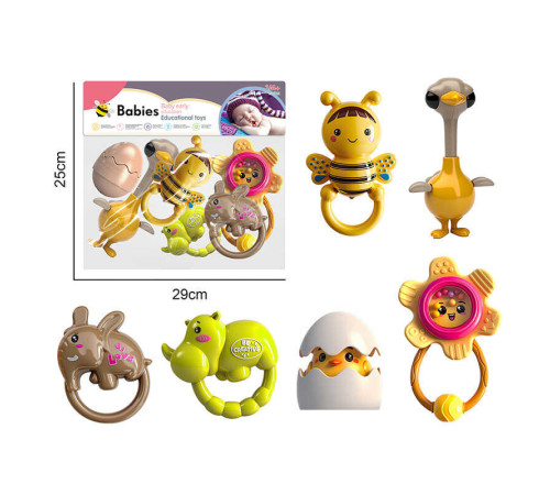 Брязкальце 8436-24 (120/2) в пакеті – в наличии! Купите сейчас у KAZKOVA