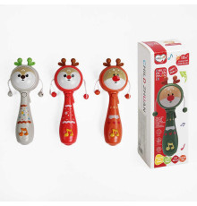 Брязкальце 368-21 A /368-21B/368-21C (240) 3 види, мелодії, звуки сміху, підсвічування, ВИДАЄТЬСЯ ТІЛЬКИ МІКС ВИДІВ, в коробці