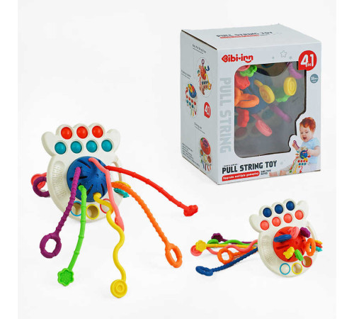 Брязкальце 688-72 (60) 4 в 1, поп-іт, пальчикова гра, в коробці – в наличии! Купите сейчас у KAZKOVA