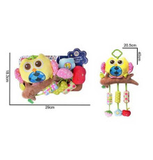 Брязкальце 688 M40 (96) текстильне, мелодія вітру, пискавка, підвіски, кільця, кріплення для підвішування, в пакеті