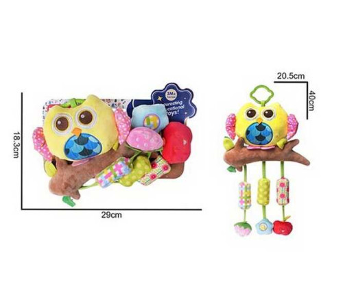 Брязкальце 688 M40 (96) текстильне, мелодія вітру, пискавка, підвіски, кільця, кріплення для підвішування, в пакеті – в наличии! Купите сейчас у KAZKOVA