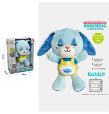 Музичне брязкальце SL 88055 (24/2) "Королик", на батарейках, мелодії, звук дихання, підсвічування, шелесткі елементи, в коробці