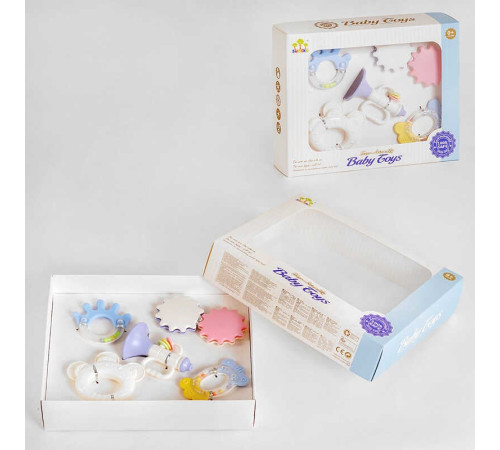 Набір брязкалець SL 84816 (36/2) труба, два прорізувачі, шестерні, бубонці, в коробці – в наличии! Купите сейчас у KAZKOVA Набір брязкалець SL 84816 (36/2) труба, два прорізувачі, шестерні, бубонці, в коробці – в наличии! Купите сейчас у KAZKOVA